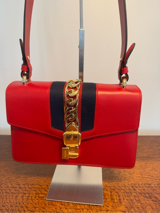 Gucci Handbags - Gucci Small Sylvie Shoulder Bag - EUC w/COA